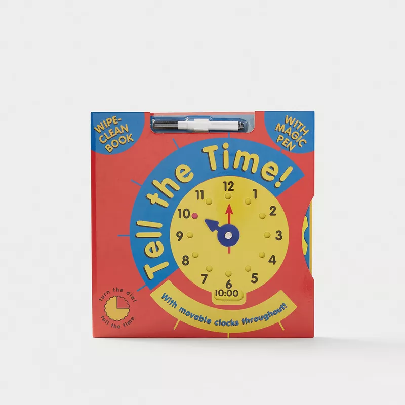 Wipe Clean Book – Tell the Time with Magic Pen