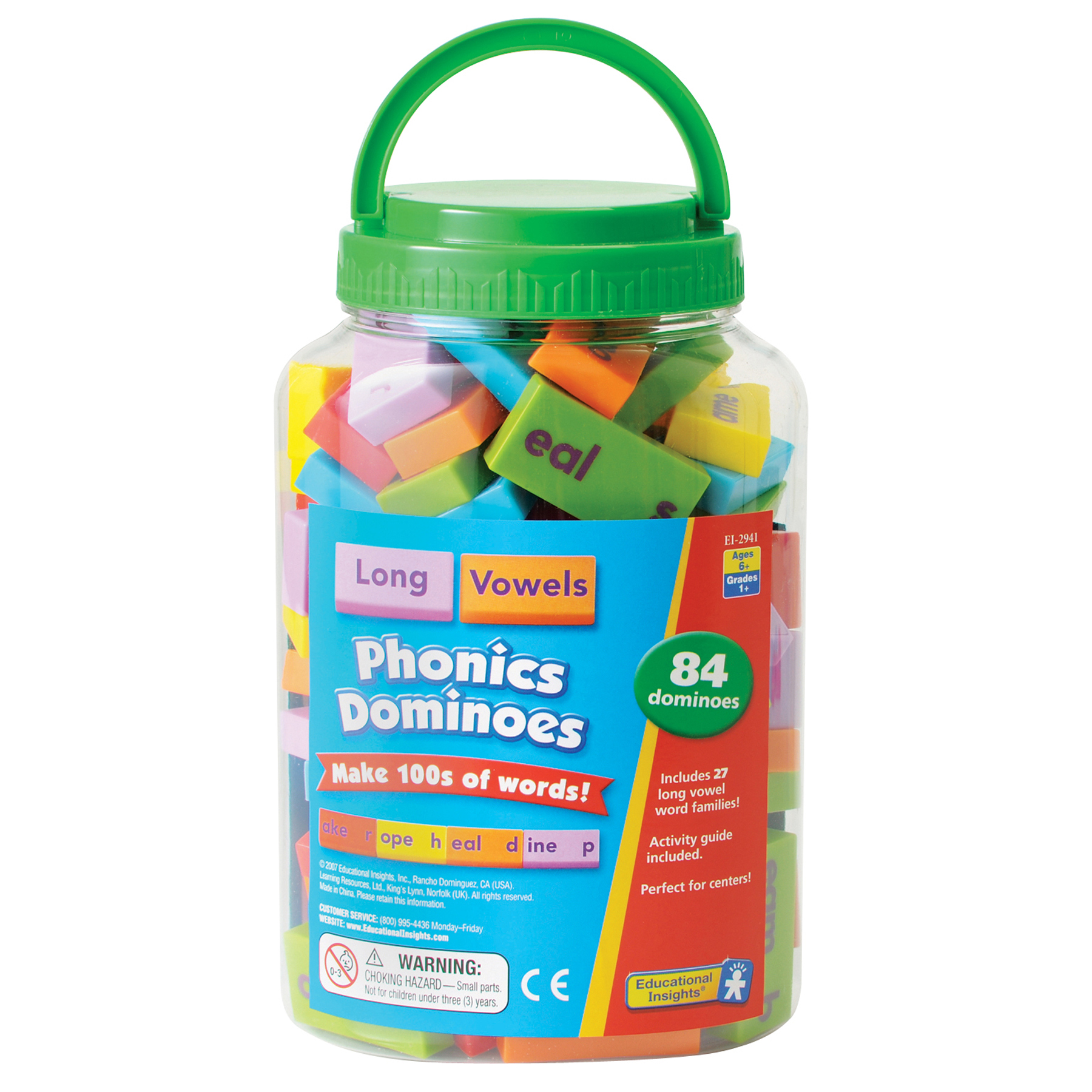 Educational Insights Phonics Dominoes – Long Vowels