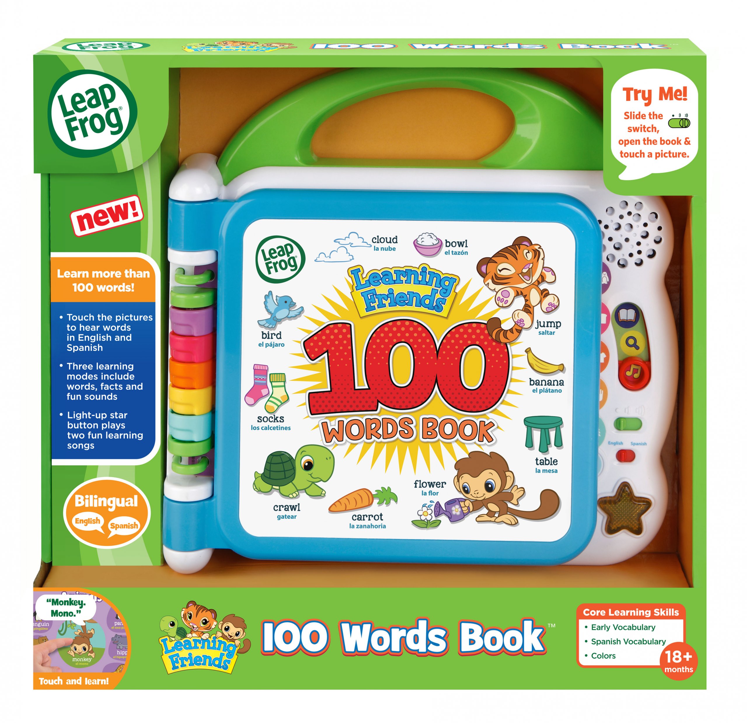 LeapFrog Learning Friends 100 Words Book – Green
