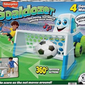 Fisher-Price Electronic Soccer Game Goaldozer Toy Motorized Net 