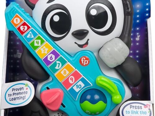 Fisher-Price Baby Learning Toy Link Squad Jam & Count Panda