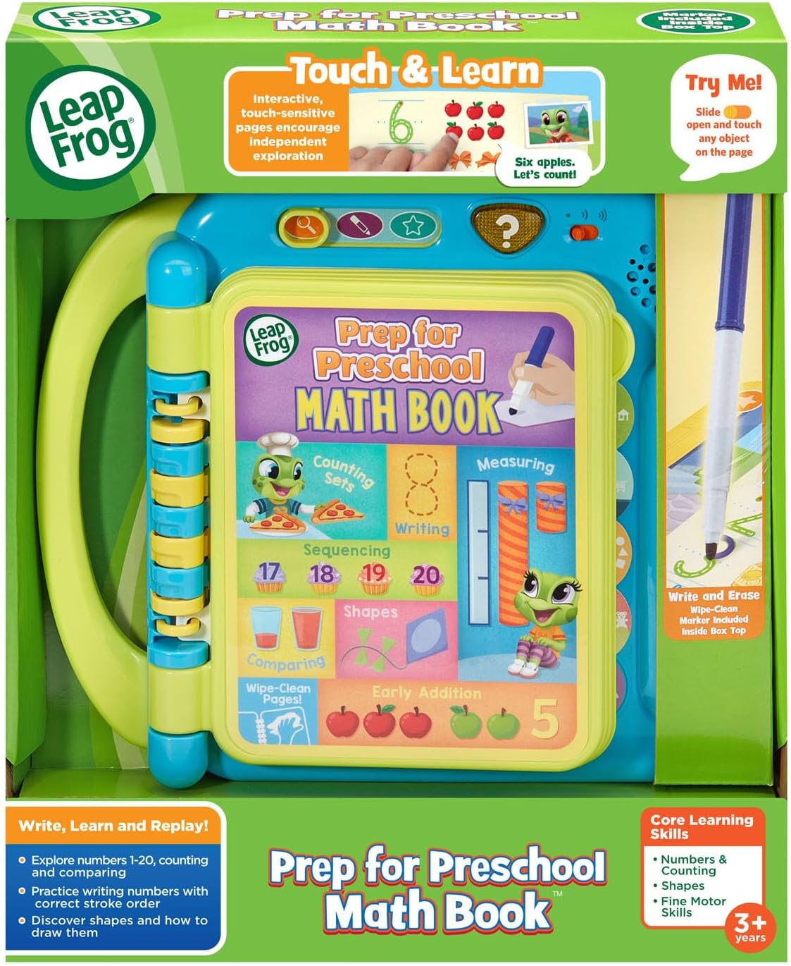 LeapFrog Prep for Preschool Math Book