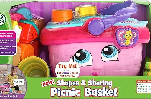 LeapFrog Shapes and Sharing Picnic Basket Pink