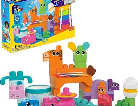 MEGA BLOKS Fisher-Price Toddler Building Blocks 