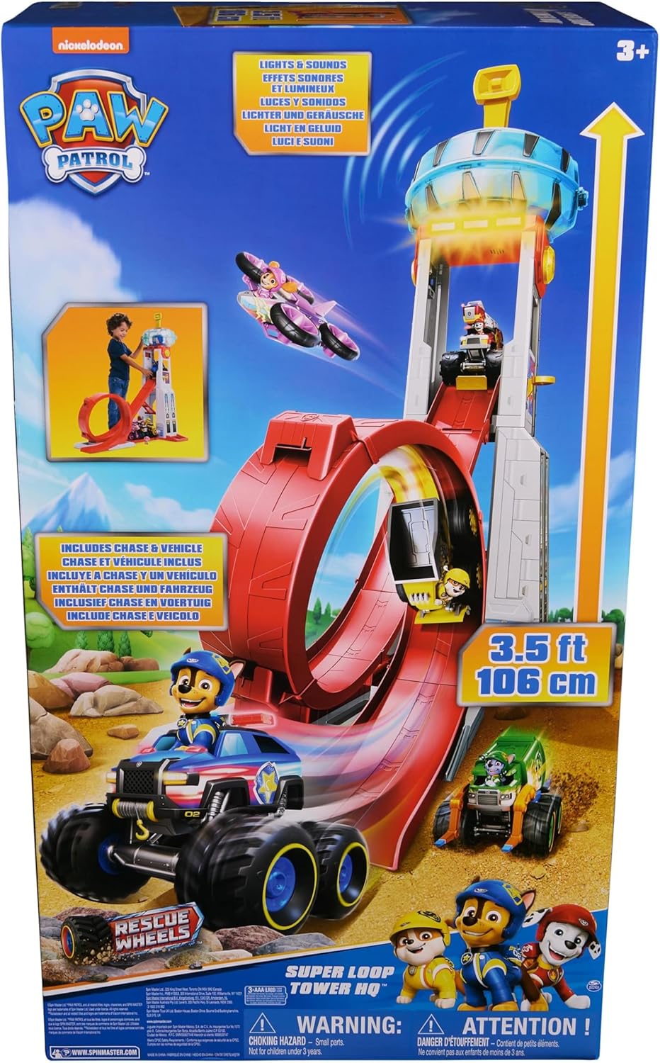 PAW Patrol: Rescue Wheels Super Loop Tower HQ