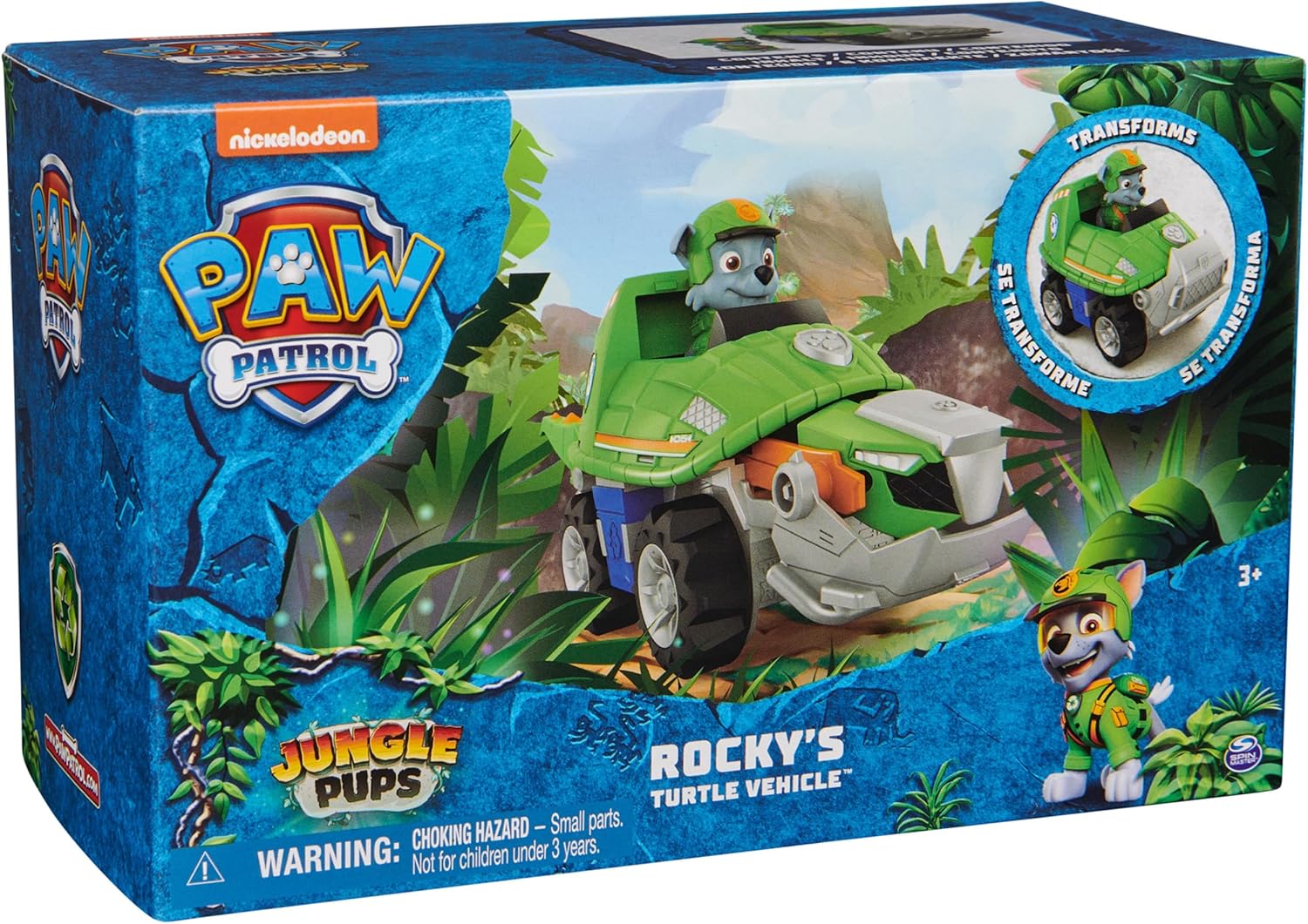 Paw Patrol Jungle Pups, Rocky Snapping Turtle Vehicle