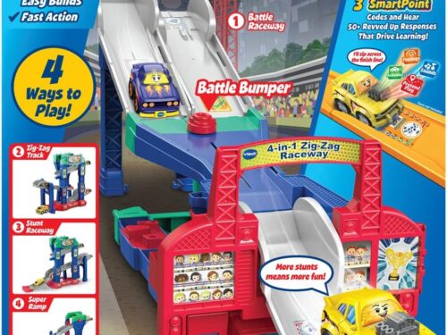 VTech Go! Go! Smart Wheels 4-in-1 Zig-Zag Raceway