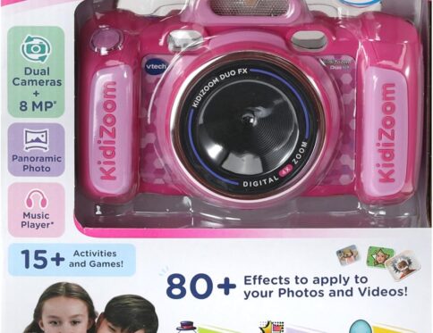 VTech KidiZoom Duo Camera FX Kids Digital Dual Cameras  – Pink