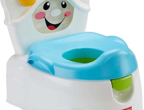 Fisher Price Toddle Toilet Learn to Flush Potty Training Set w/light and sound