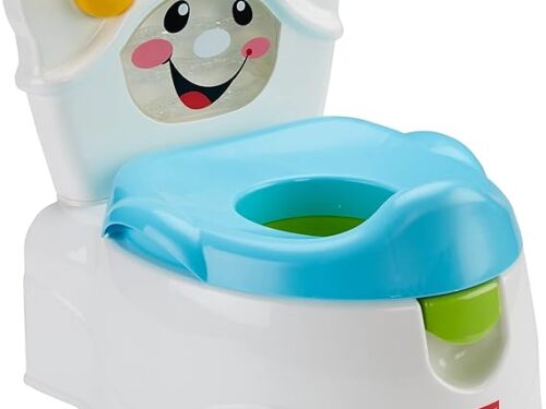 Fisher Price Toddle Toilet Learn to Flush Potty Training Set w/light and sound