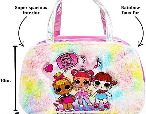 LOL Surprise Faux Fur Duffle Bag