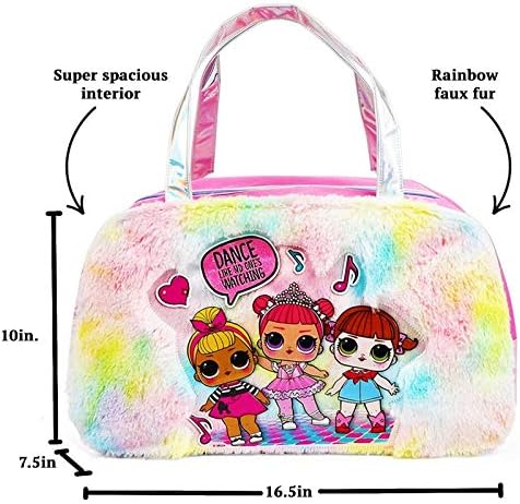 LOL Surprise Faux Fur Duffle Bag