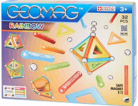 Geomag: Rainbow Set – 32 Pcs