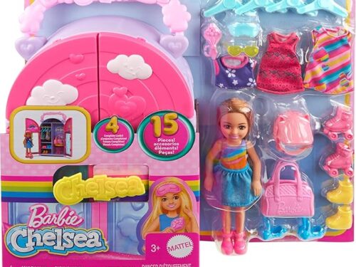 Barbie Chelsea Doll & Closet Toy Playset