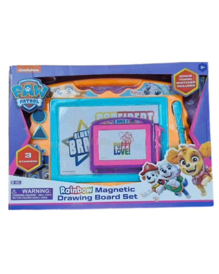 Paw Patrol Rainbow Magnetic Drawing Board Set