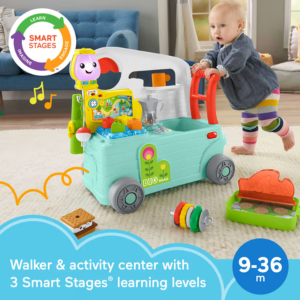 Fisher-Price Baby Learning Toy Laugh & Learn 3-in-1 On-the-Go Camper