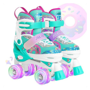 PAPAISON Adjustable Roller Skates for Girls