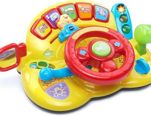VTech Turn and Learn Driver (Frustration Free Packaging), Yellow