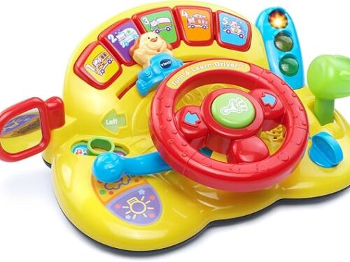VTech Turn and Learn Driver (Frustration Free Packaging), Yellow