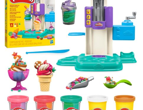 Play-Doh Rainbow Swirl Ice Cream Playset