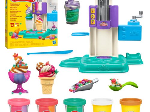Play-Doh Rainbow Swirl Ice Cream Playset