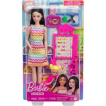 Barbie Teacher Doll with Blonde Toddler Student & Teaching Accessories