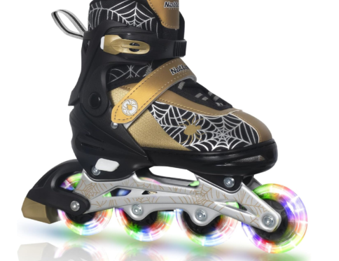 Nattork Adjustable Children’s Inline Skates with PU Flash Wheels