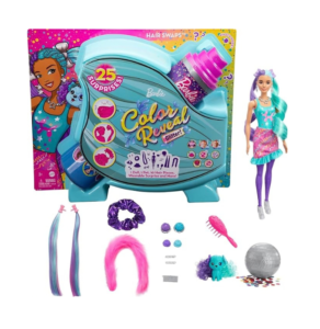 barbie color reveal glitter hair swaps