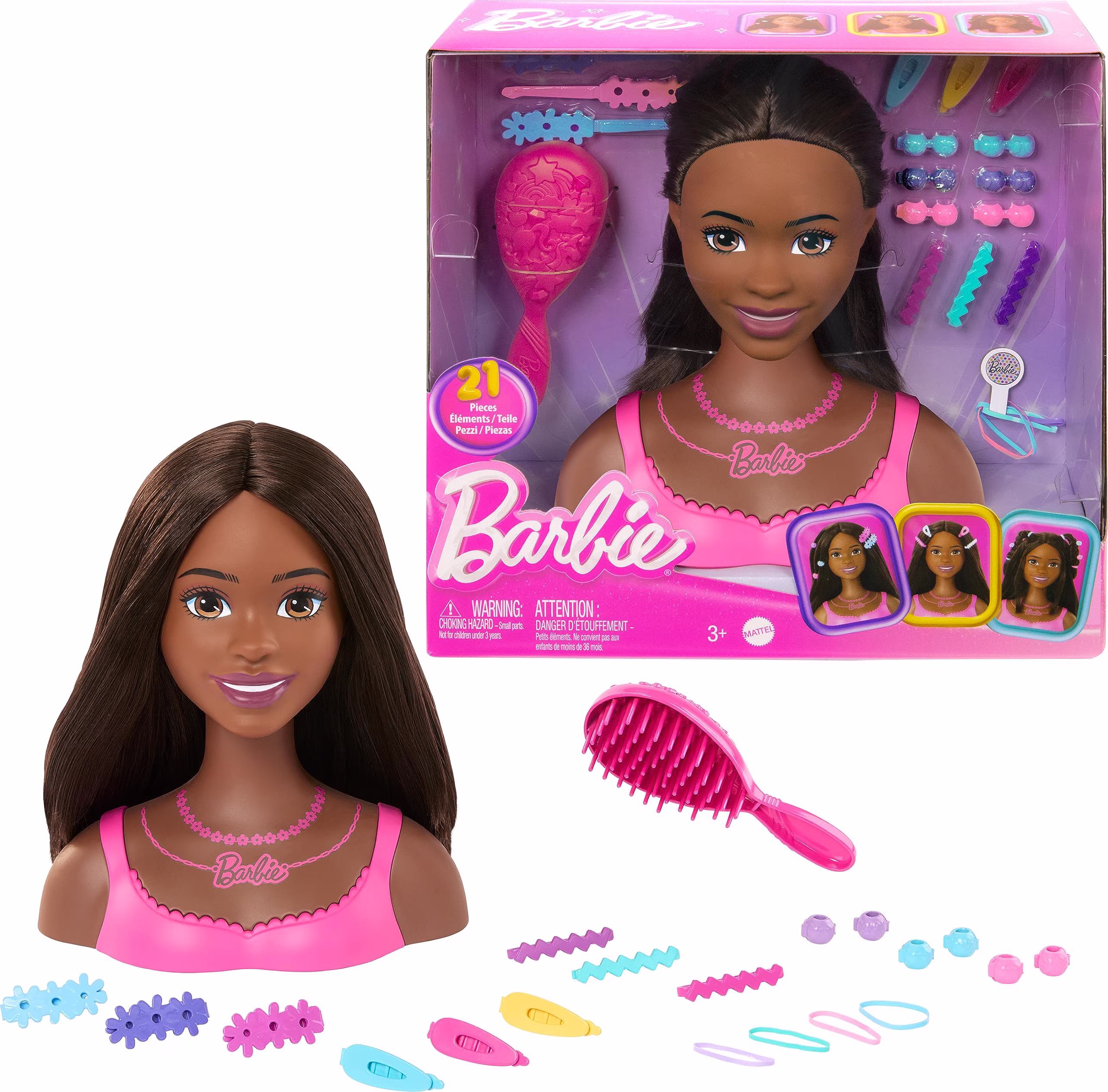 Barbie Styling Head & Accessories – Black