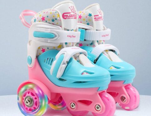 KJYFZX  Adjustable Roller Skates